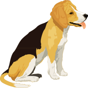 Yellow And Black Beagle Clip Art